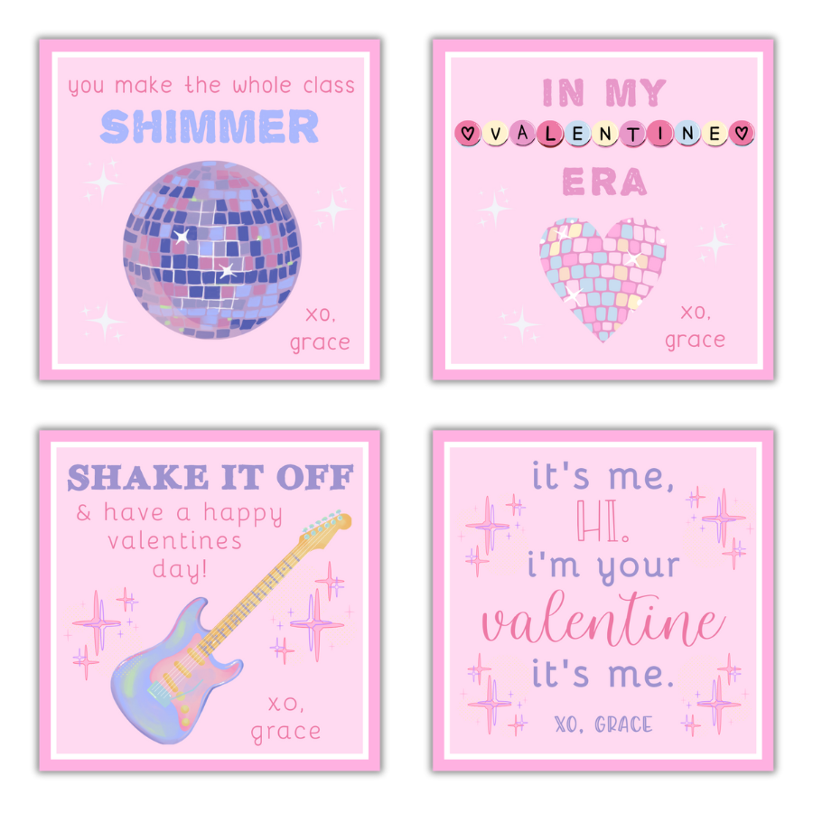 Swiftie Set Valentines Cards