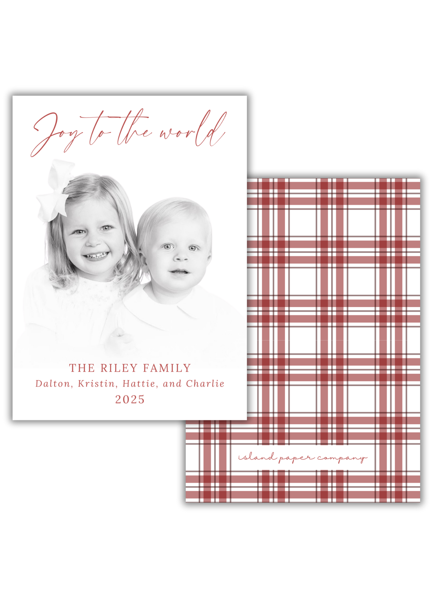 Classic Joy to the World in Red