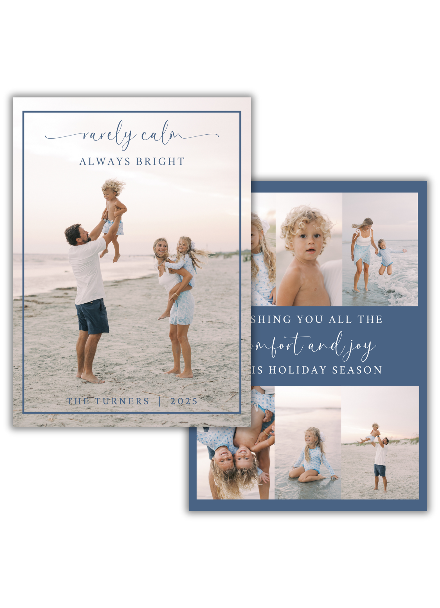 Rarely Calm, Always Bright Christmas Card