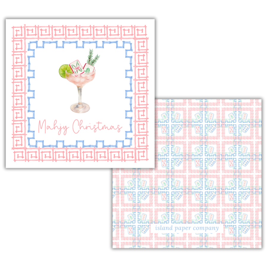 Pink and Blue Mahjy Gift Tags