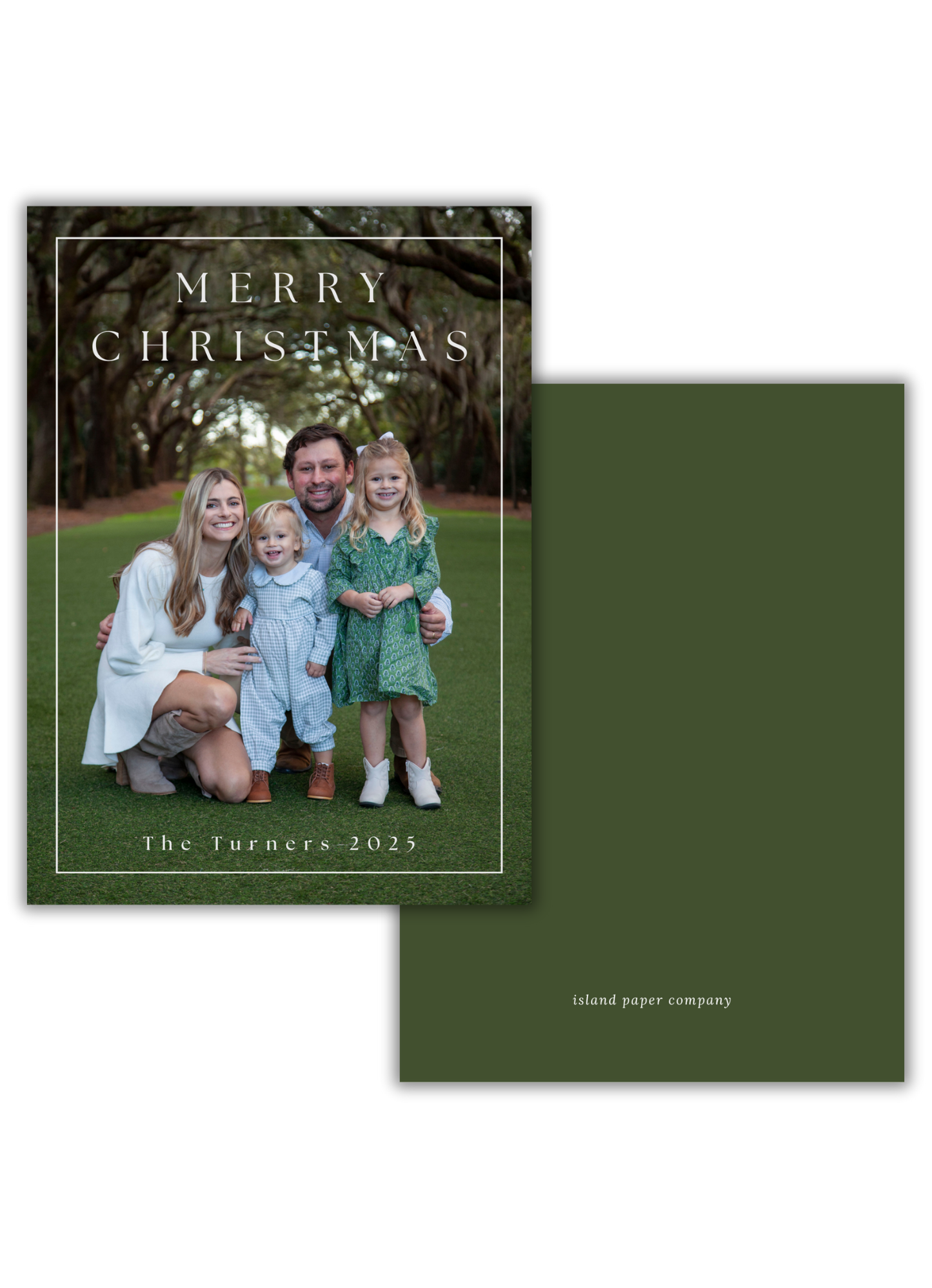 Full Photo Holiday Card