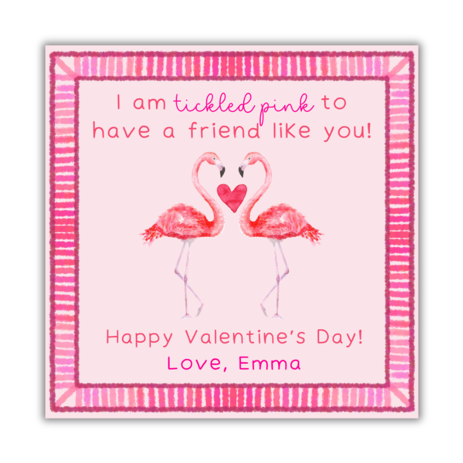Tickled Pink Valentines Cards