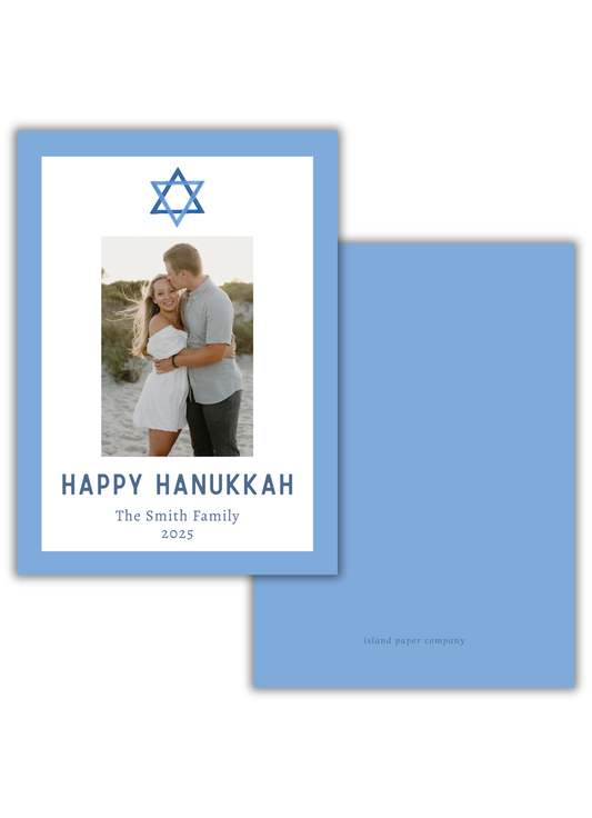 Hanukkah Star Card