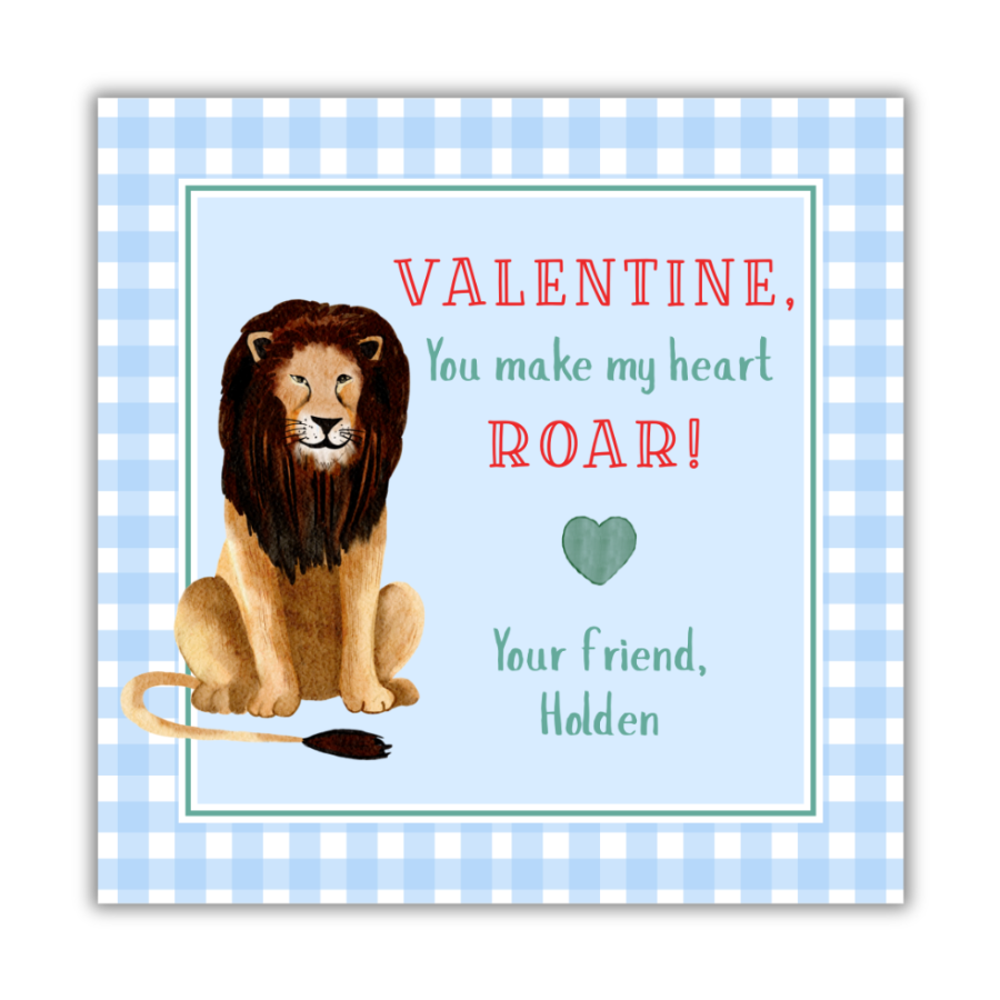 Make My Heart Roar Valentines Cards