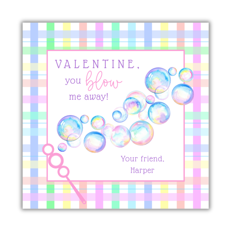 Bubbles Valentines Cards