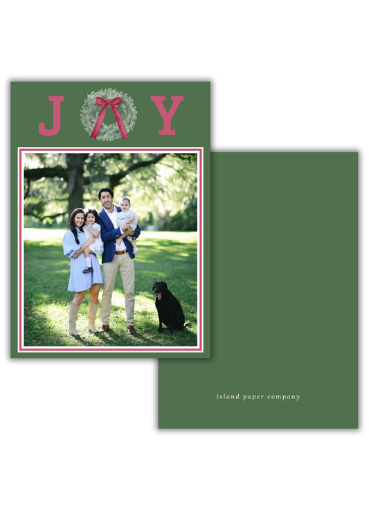 JOY Christmas Card