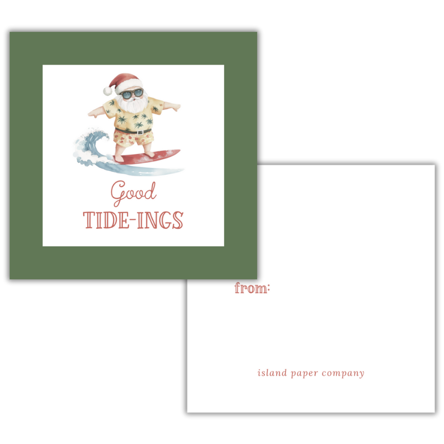 Happy HULA-DAYS Gift Tag Set