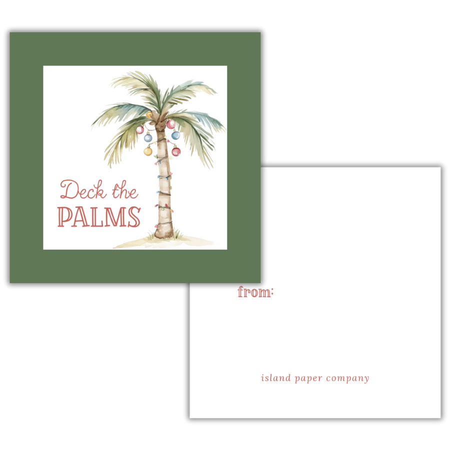 Happy HULA-DAYS Gift Tag Set