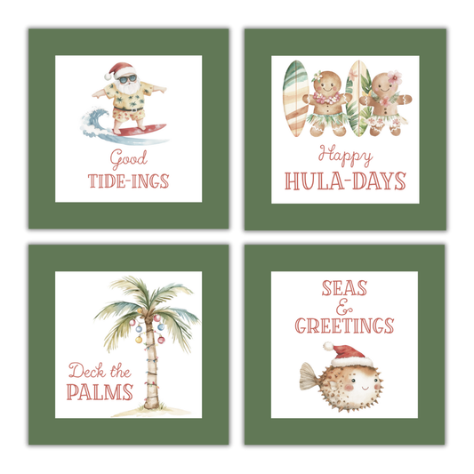 Happy HULA-DAYS Gift Tag Set