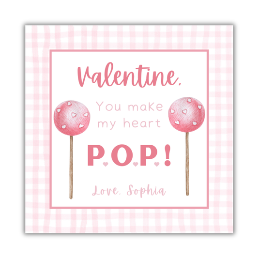 Heart Pop Valentines Cards