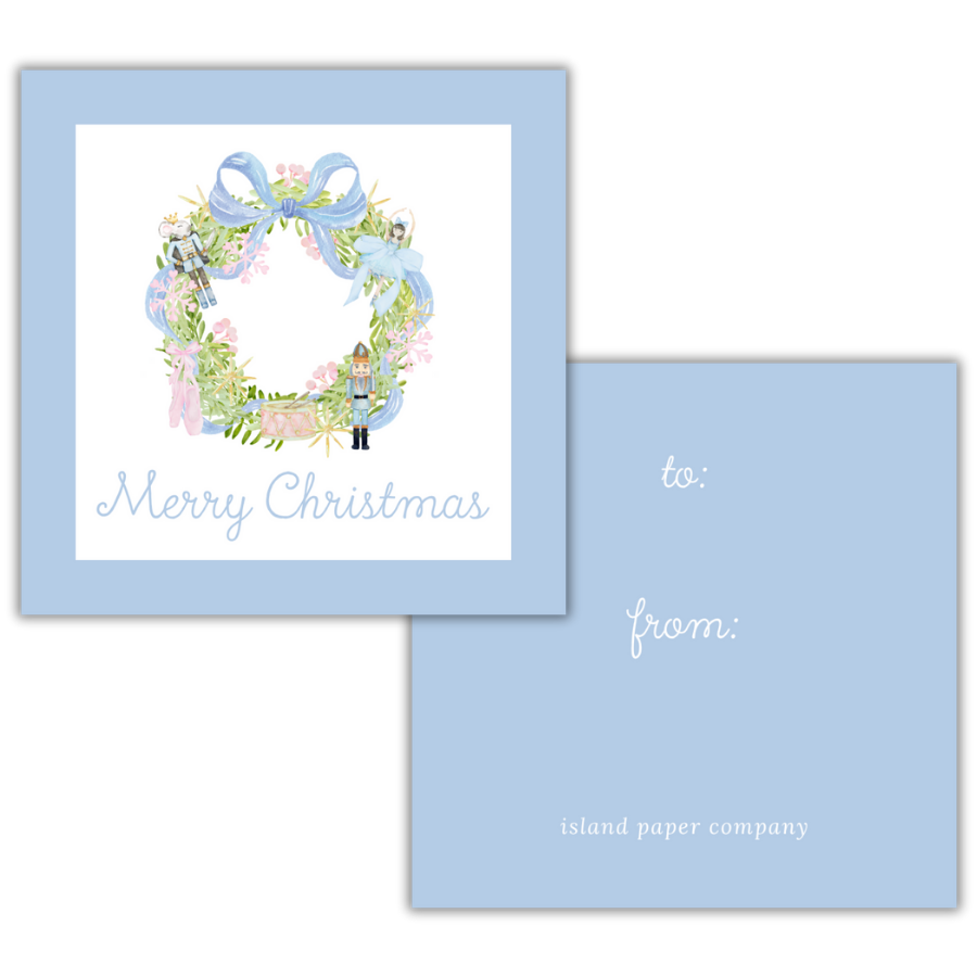 Nutcracker Wreath Gift Tags