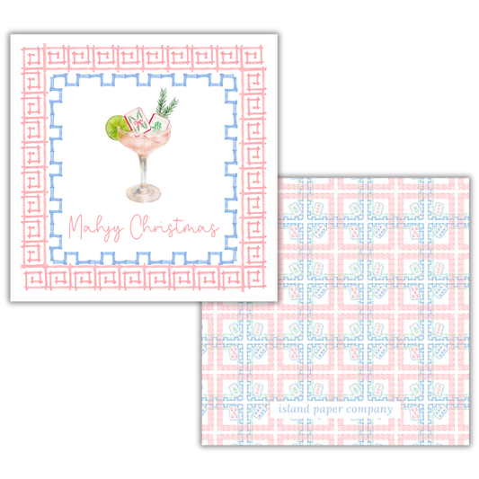 Pink and Blue Mahjy Gift Tags