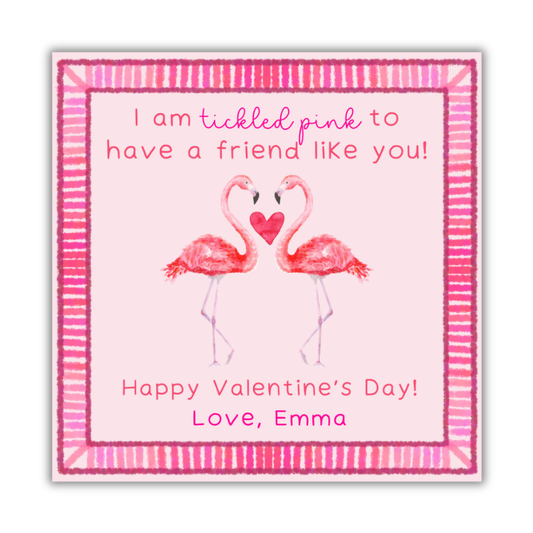 Tickled Pink Valentines Cards